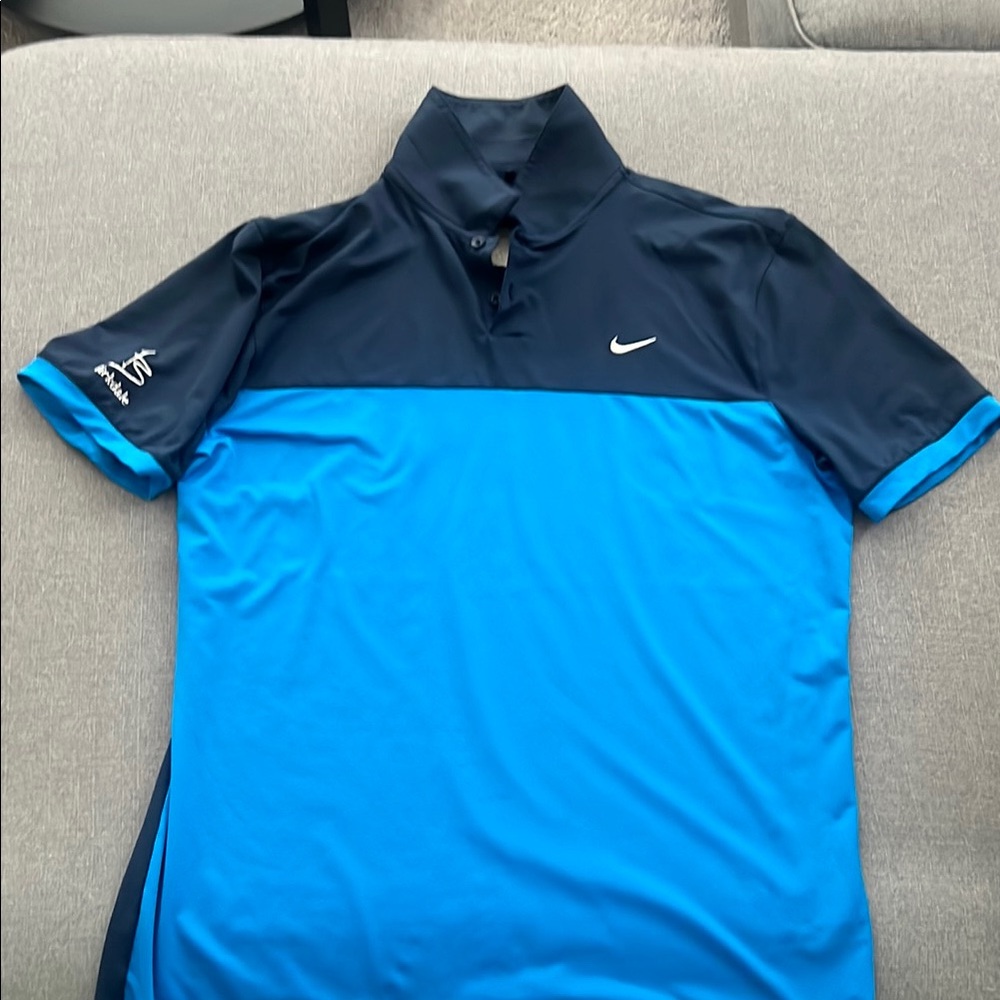 Nike Men's Blue Polo Shirt